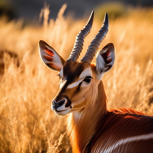 Antilope nella savana