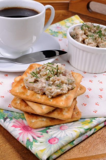 Antipasto di patè di aringhe forshmak