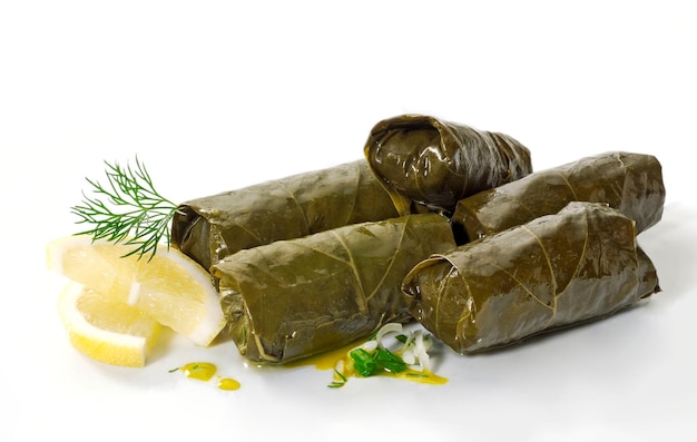 Antipasto Dolmades una cucina mediterranea di foglie di vite ripiene