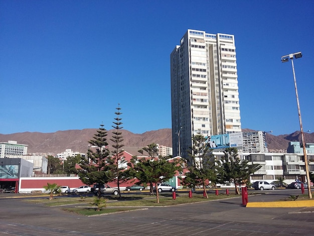 Antofagasta Cile 16 febbraio 2017 vista di edifici alti in Antofagasta