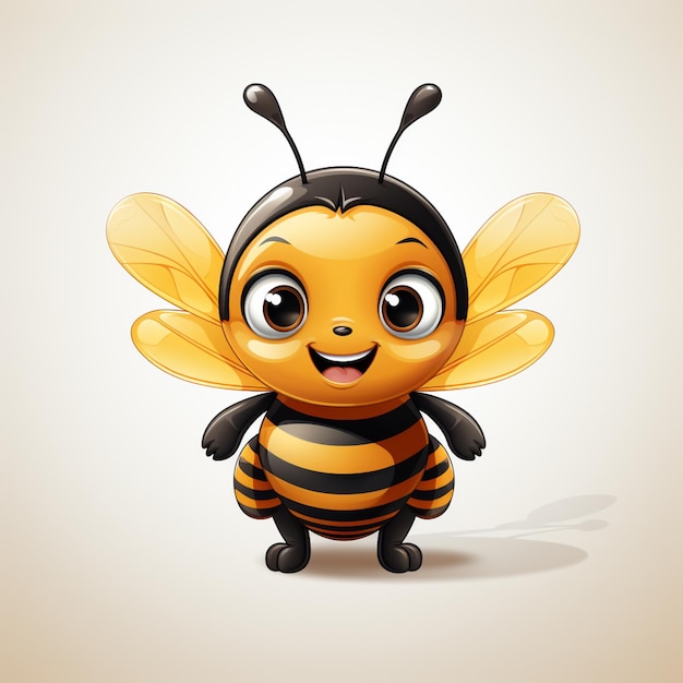 ape cartone animato con grandi occhi e un sorriso ai creativo