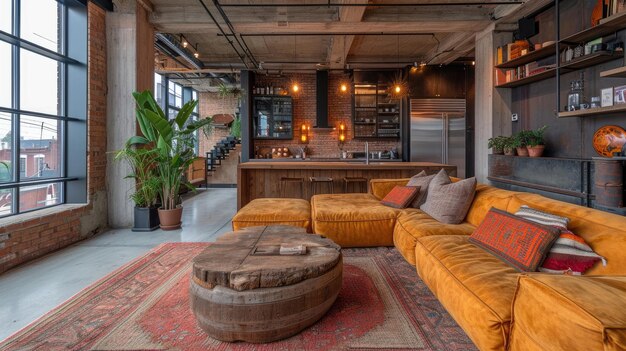 Appartamento in stile loft urbano