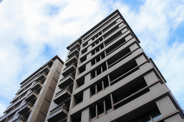 Appartamento vista dal basso nel distretto di Zhongshan Taipei