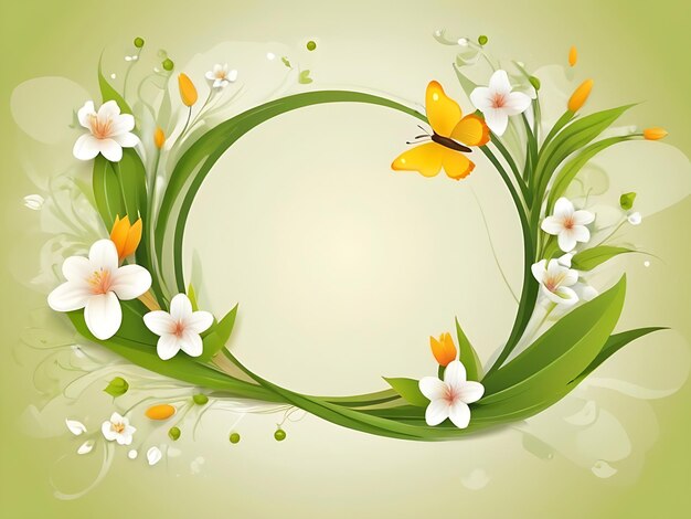 Appassionante Free Vector Spring Background Design per progetti digitali vibranti