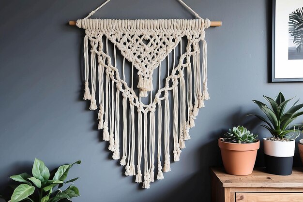 Appeso a parete di Macrame