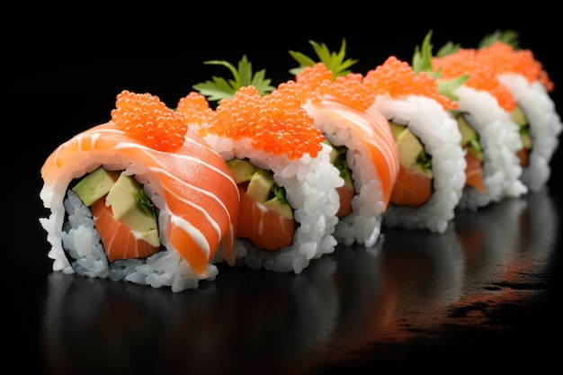 Appetizing sushi roll generati dall'AI