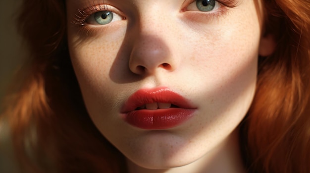 Apri il rossetto rosso