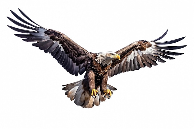 Aquila che vola nel cielo