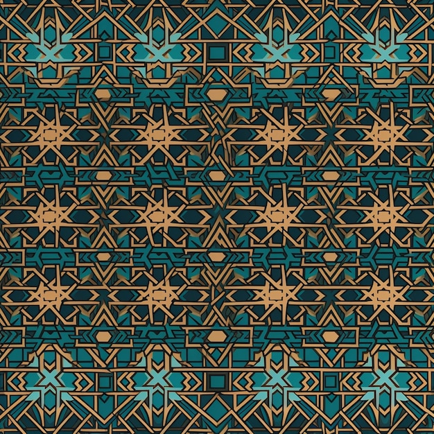 Arabic_pattern_template_flat_classical_symmetrical