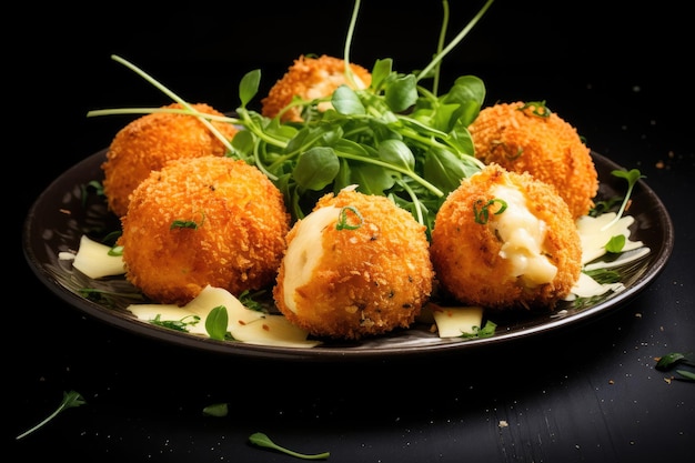 Arancini di riso con carote e formaggio