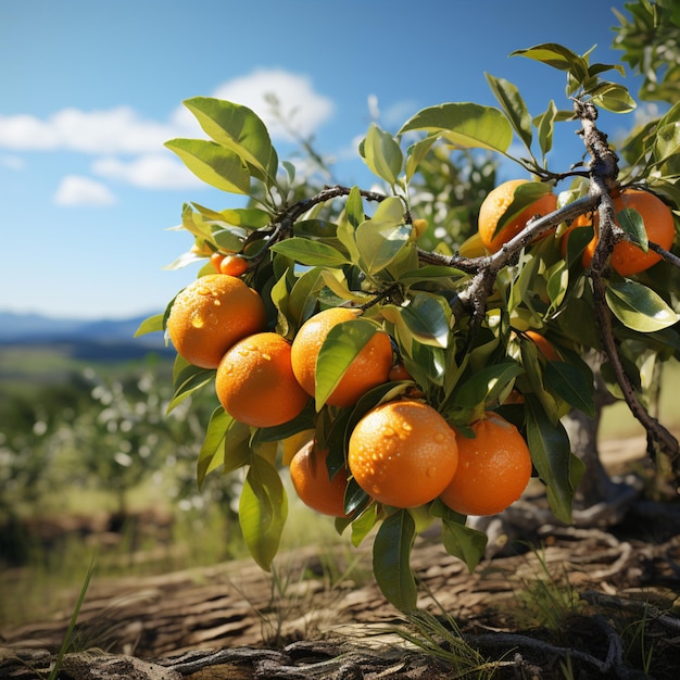 Arancio con arance