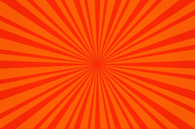 Arancio granuloso motivo a raggiera sfondo vibrante raggi radiali illustrazione geometrica