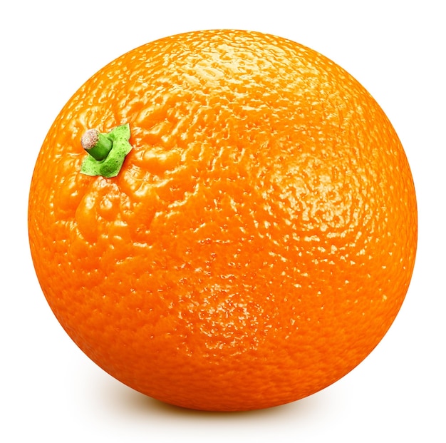 arancione isolato su sfondo bianco