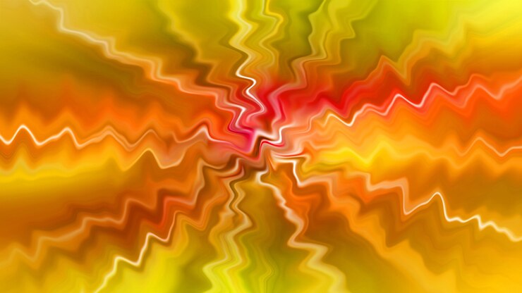 Foto arancione zoom line wave abstract texture background, pattern background wallpaper