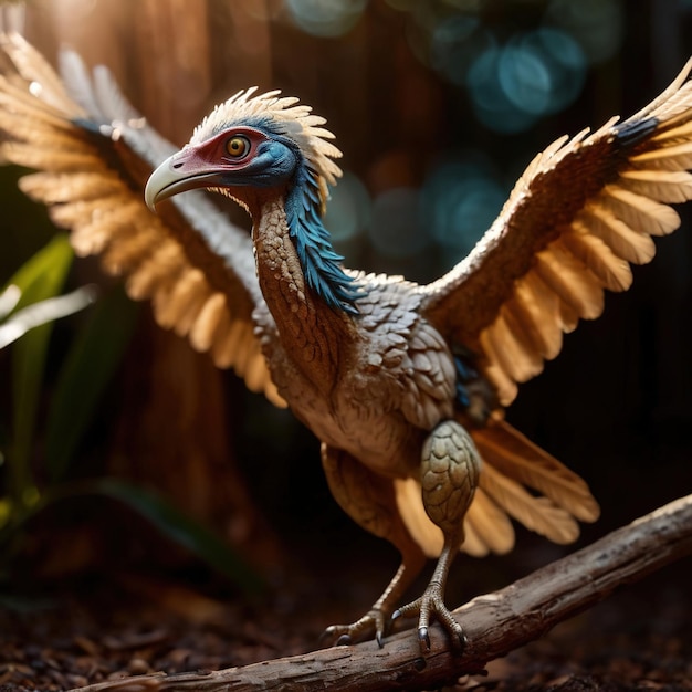 Archaeopteryx animale preistorico dinosauro fotografia della fauna selvatica