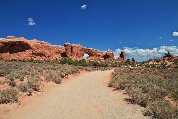 Arches Valley nello Utah, Stati Uniti d'America