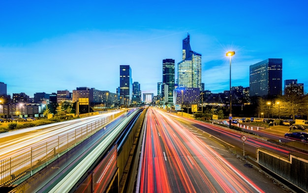 Architettura a La Defense, Parigi, Francia