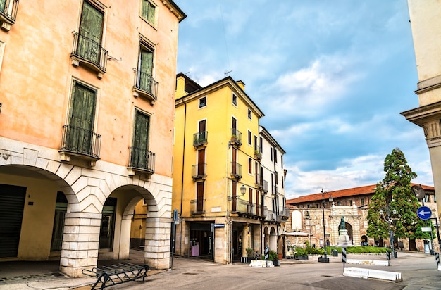 Architettura del centro storico di Vicenza. Patrimonio mondiale dell'UNESCO in Italia