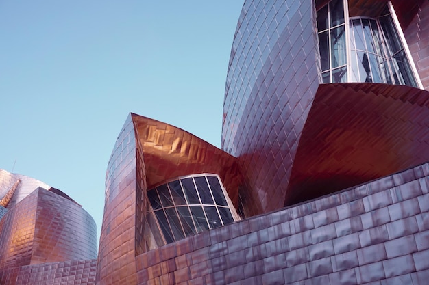 Architettura del museo Guggenheim Bilbao, Bilbao, Paesi Baschi, Spagna