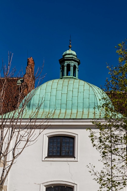 Architettura in stile gotico della Chiesa di Santa Maria La Chiesa della Visitazione della Santissima Vergine Maria a Varsavia in Polonia