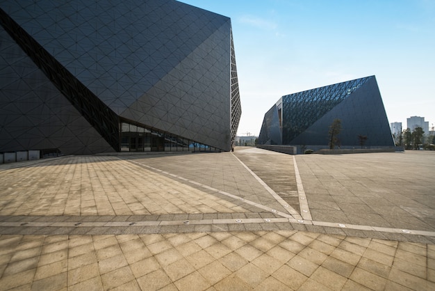 Architettura moderna del centro di arte a Chongqing, Cina