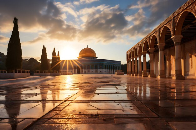 Architettura sacra La Moschea di AlAqsaFotografia della Moschea di AlAqsa