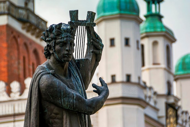 Architettura storica del municipio a Poznan