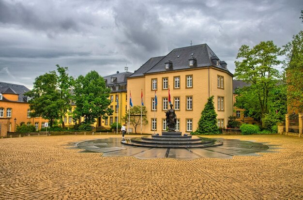 Architettura tipica in Lussemburgo Benelux HDR