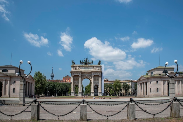 Arco della Pace a Milano Italia