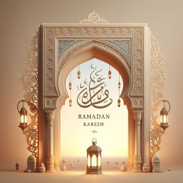 Arco islamico Ramadan Kareem