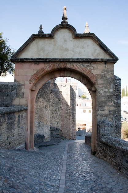 Arco nella città di ronda