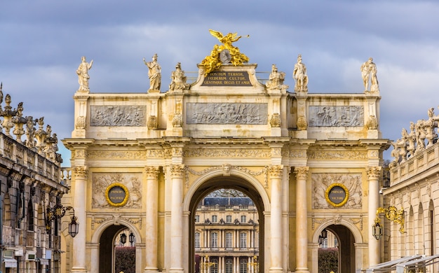 Arco qui in Place Stanislas a Nancy Francia, Lorena