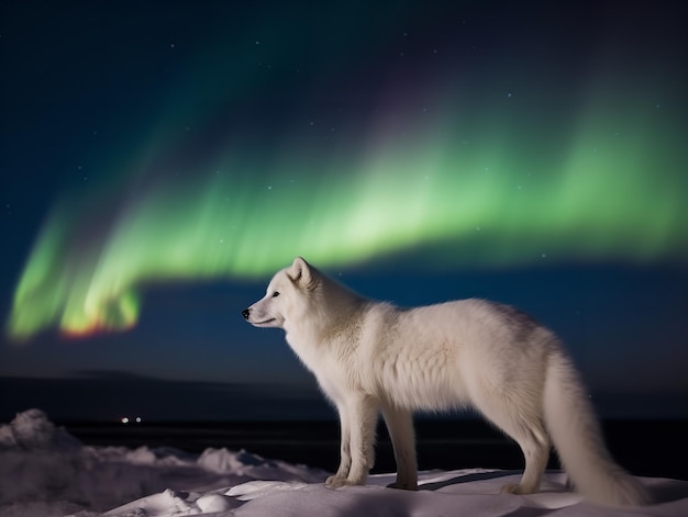 Arctic Fox's Winter Wonderland Sopravvivenza nella neve