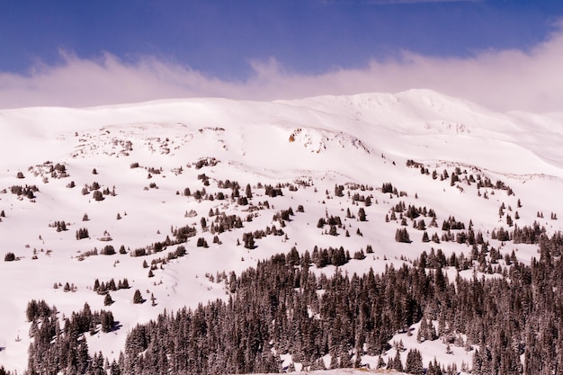 Area sciistica del bacino di Loveland in inverno.