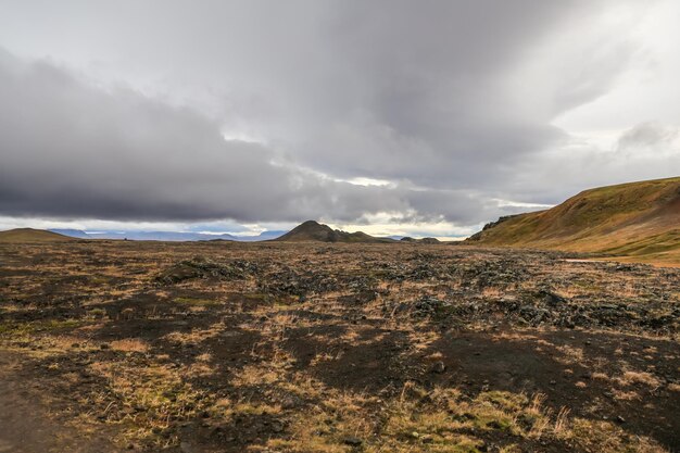 Area vulcanica di Krafla in Islanda