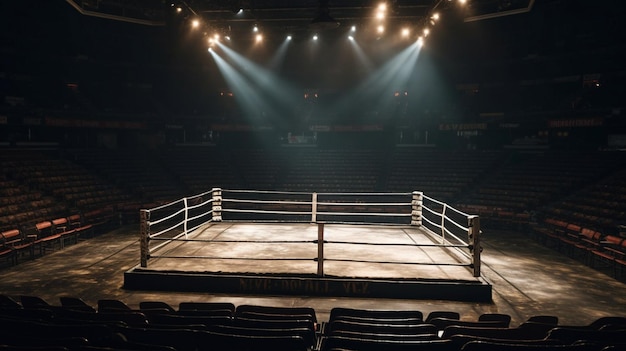 Arena Boxing Ring IA generativa