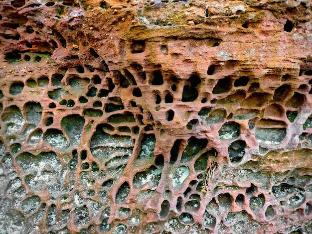 Arenaria colorata dagli agenti atmosferici