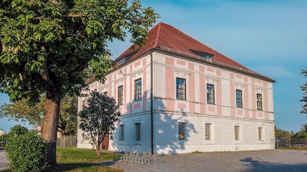 Arquitectura de un pueblo tipico de Bavaria Baja en Bad Fussing Bayern