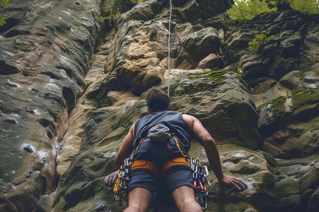 Arrampicata strategica sulle scogliere