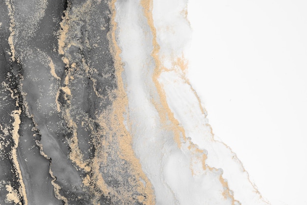 Arte astratta dell'inchiostro di marmo dal fondo astratto meticoloso della pittura originale