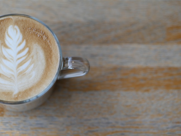 Arte del latte del caffè in caffetteria