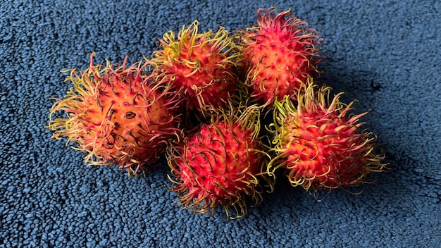 Arte del simpatico rambutan