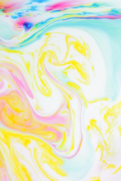 Arte fluida Sfondo colorato creativo con onde dipinte astratte Sfondo effetto marmo astratto