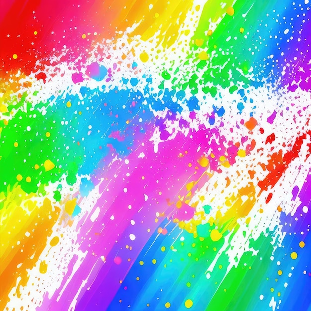 Arte multicolore arcobaleno IA generativa