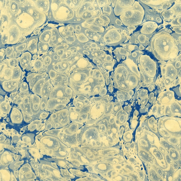 Arte storica turca astratta Pittura ad acqua su carta denominata Ebru