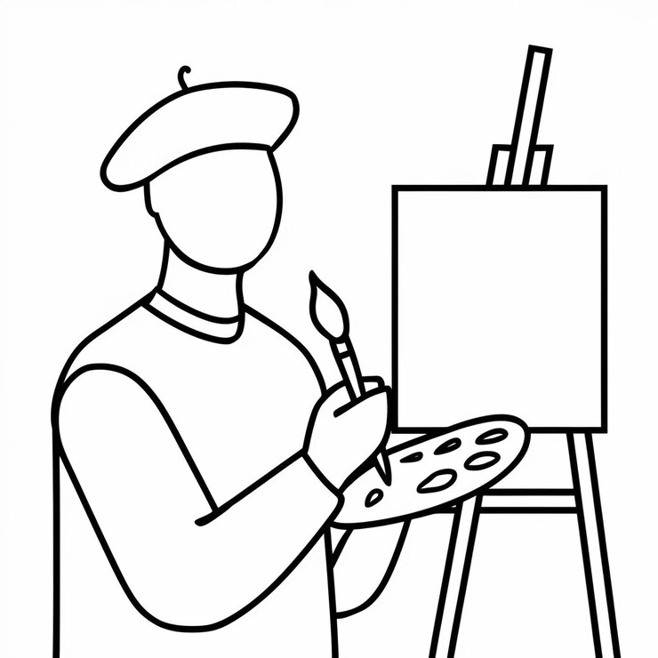 Photo artist clipart