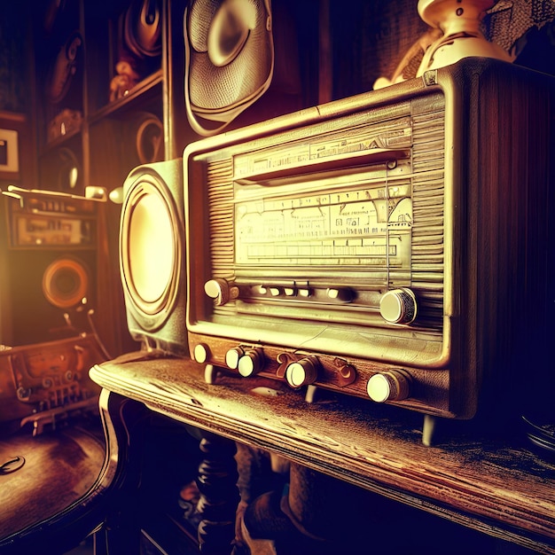Ascolta musica vintage con questa radio vintage