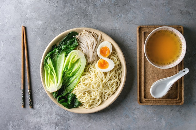 Asian udon noodles