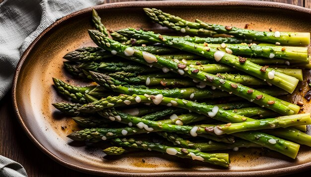 Asparagi arrostiti al limone