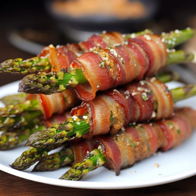 Asparagi avvolti nel bacon